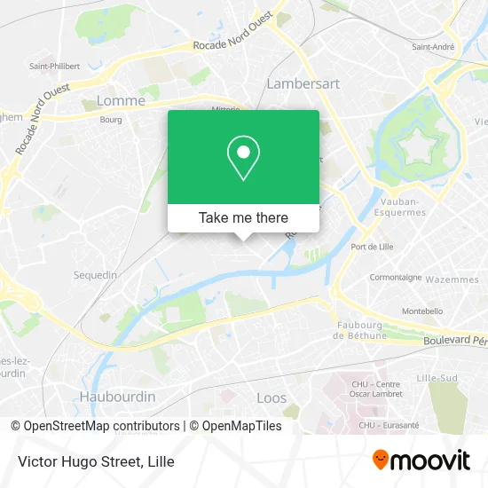 Rue Victor Hugo map