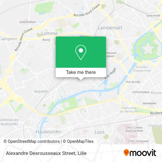 Rue Alexandre Desrousseaux map