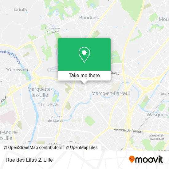 Mapa Rue des Lilas 2