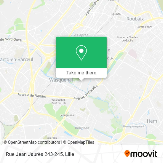 Rue Jean Jaurès 243-245 map