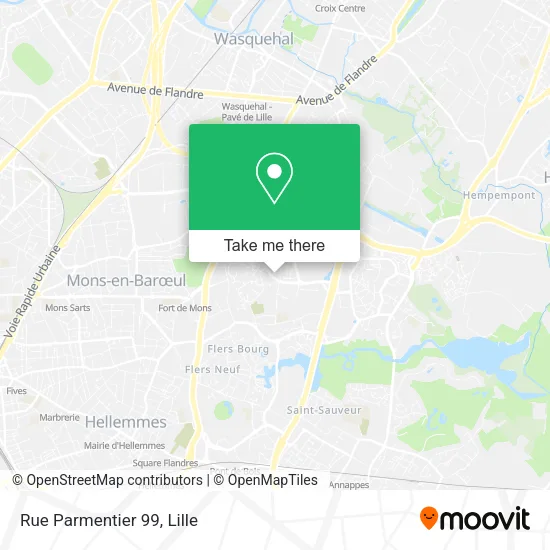 Rue Parmentier 99 map