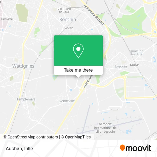 Auchan map