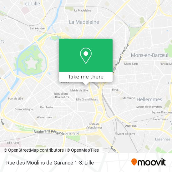 Rue des Moulins de Garance 1-3 map