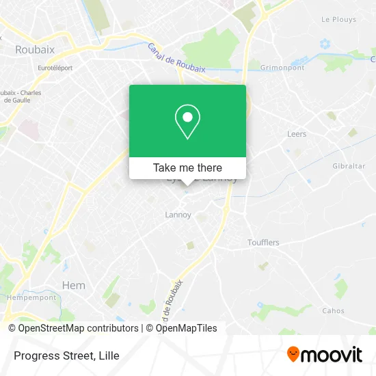 Rue du Progrès map