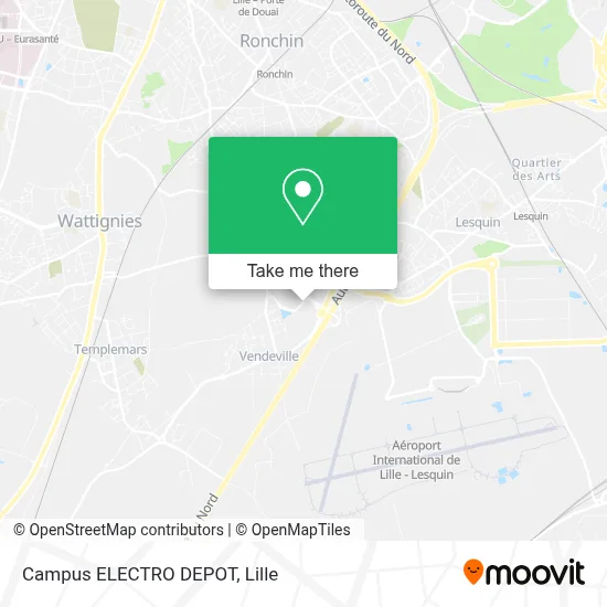 Campus ELECTRO DEPOT map