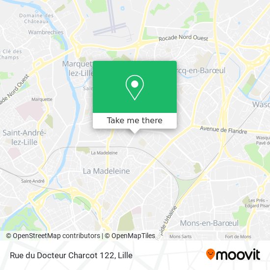 Rue du Docteur Charcot 122 map