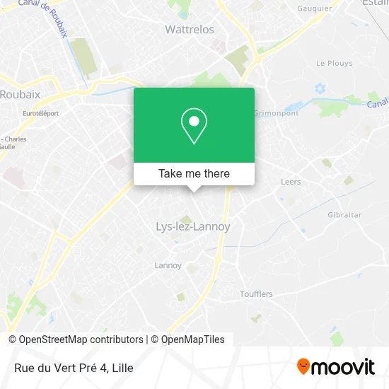 Rue du Vert Pré 4 map