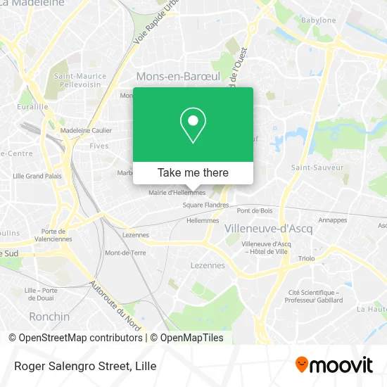 Rue Roger Salengro map