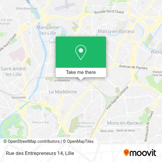 Rue des Entrepreneurs 14 map