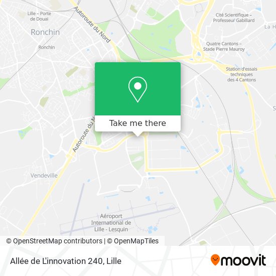Allée de L'innovation 240 map