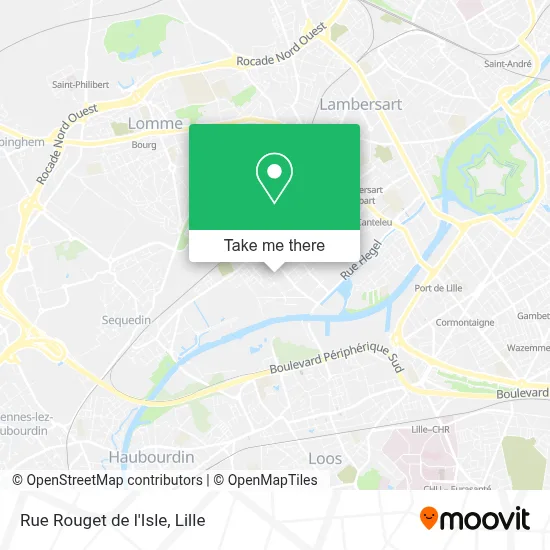 Rue Rouget de l'Isle map