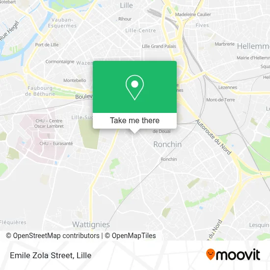 Rue Emile Zola map
