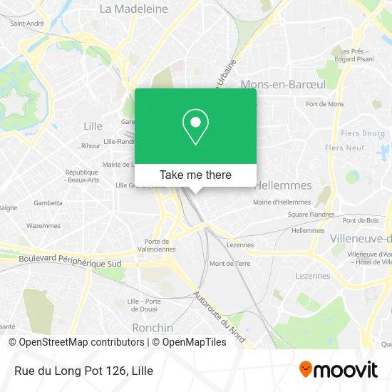 Rue du Long Pot 126 map