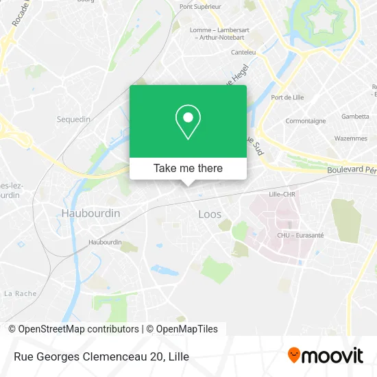 Rue Georges Clemenceau 20 map