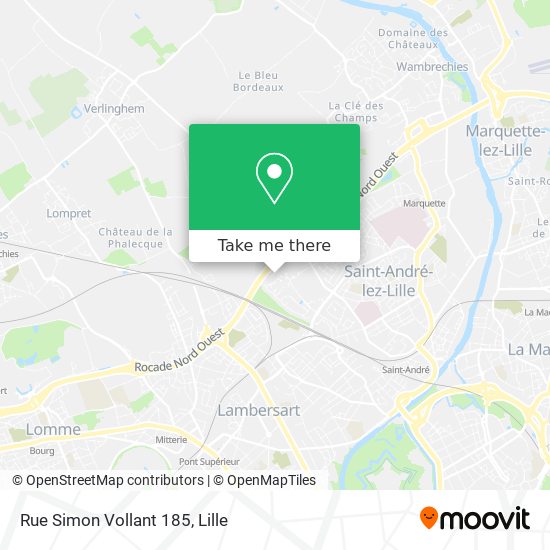 Mapa Rue Simon Vollant 185