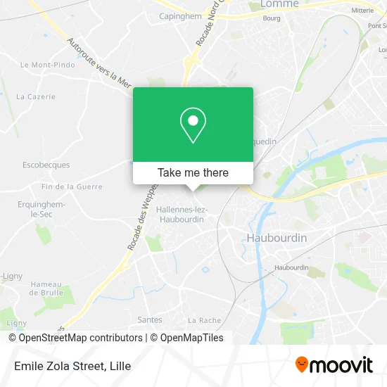 Rue Emile Zola map