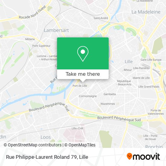 Mapa Rue Philippe-Laurent Roland 79