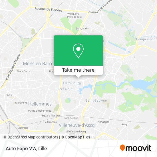 Auto Expo VW map