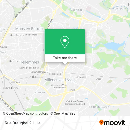 Rue Breughel 2 map