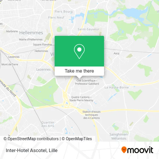 Inter-Hotel Ascotel map