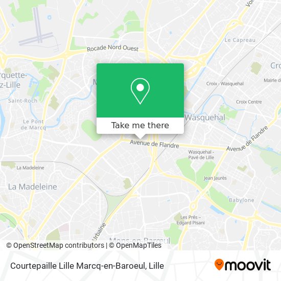 Courtepaille Lille Marcq-en-Baroeul map