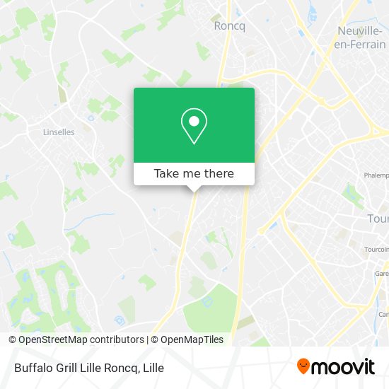 Buffalo Grill Lille Roncq map