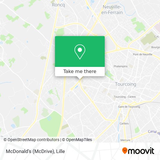 McDonald's (McDrive) map