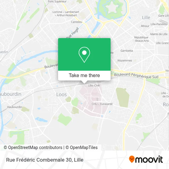 Rue Frédéric Combemale 30 map