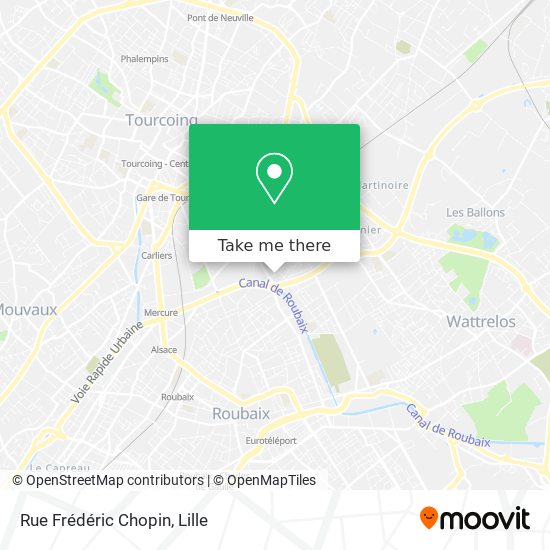 Rue Frédéric Chopin map