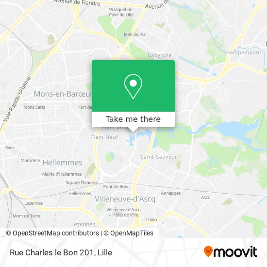 Rue Charles le Bon 201 map