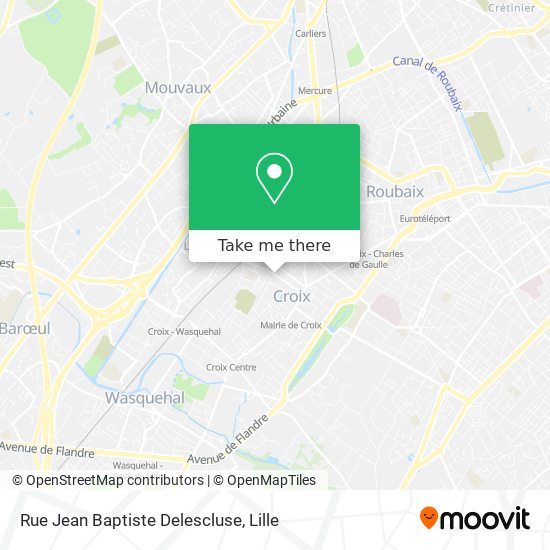Rue Jean Baptiste Delescluse map
