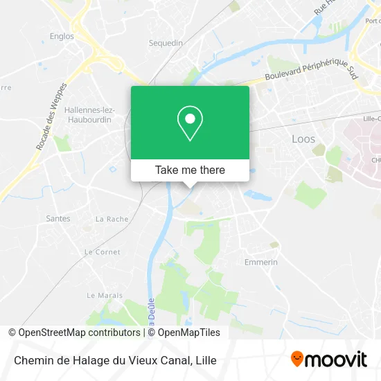 Chemin de Halage du Vieux Canal map