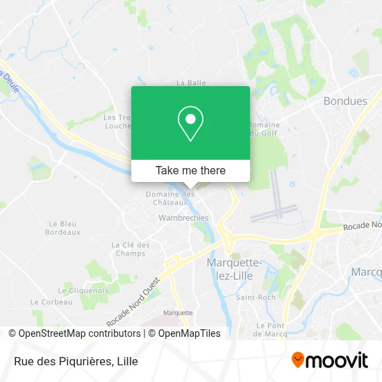 Rue des Piqurières map