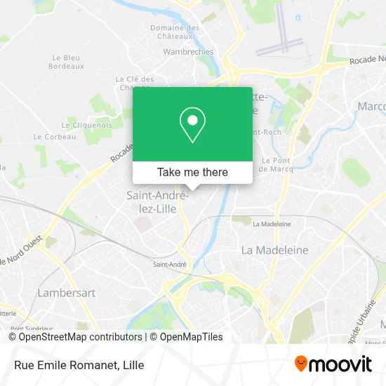 Rue Emile Romanet map