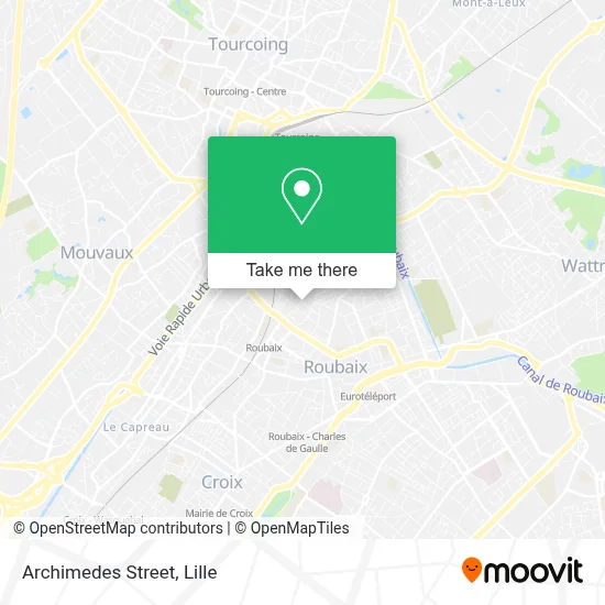 Rue Archimède map