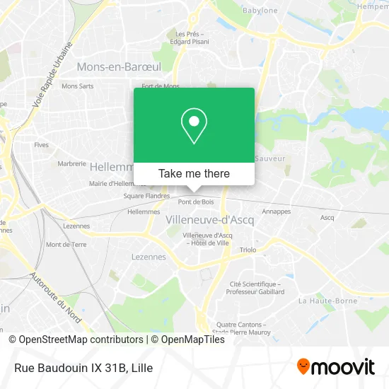 Rue Baudouin IX 31B map