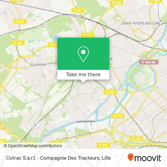 Cotrac S.a.r.l. - Compagnie Des Tracteurs map