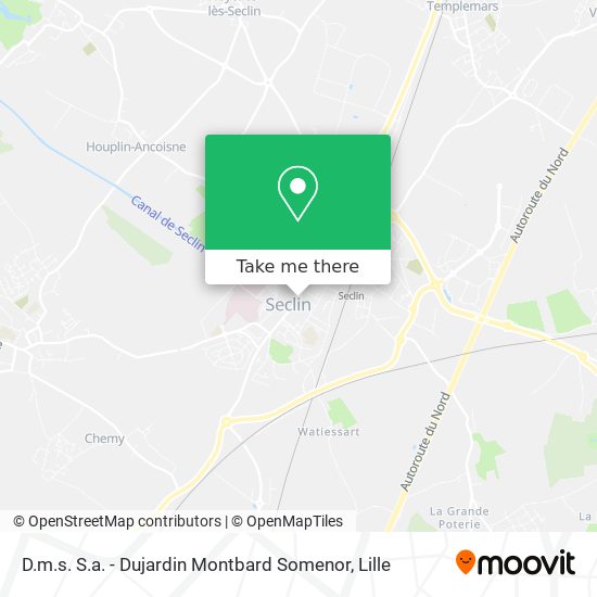 D.m.s. S.a. - Dujardin Montbard Somenor map