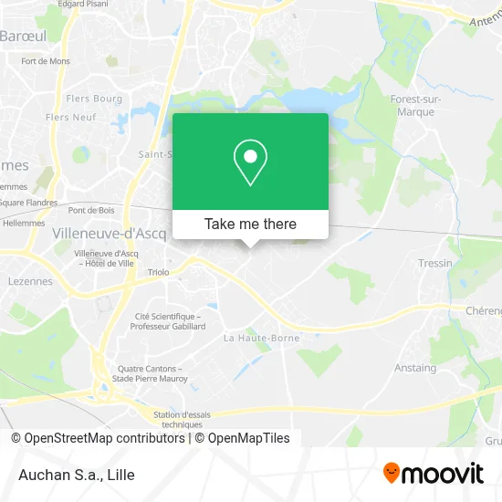 Auchan S.a. map