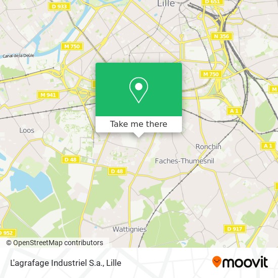 L'agrafage Industriel S.a. map