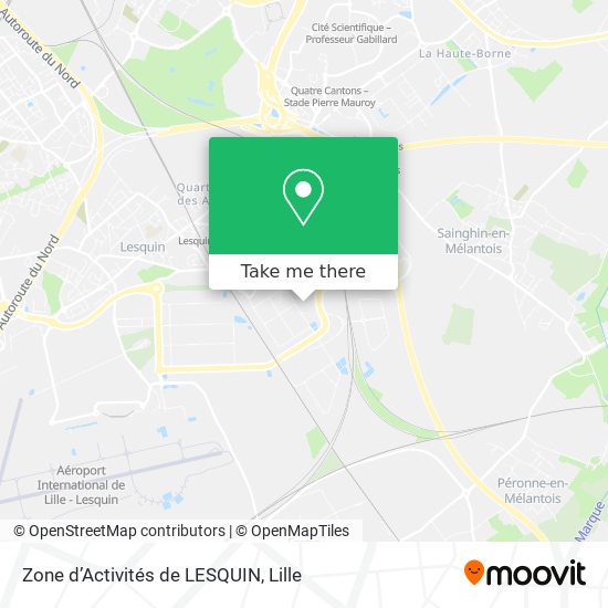Zone d’Activités de LESQUIN map