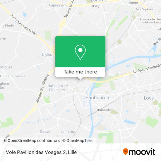 Voie Pavillon des Vosges 2 map