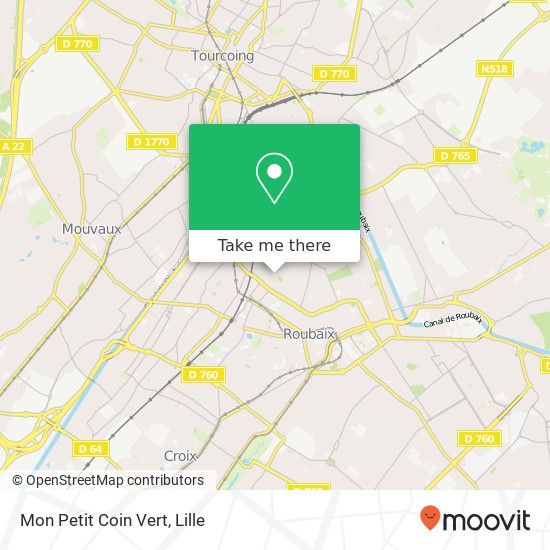 Mon Petit Coin Vert map