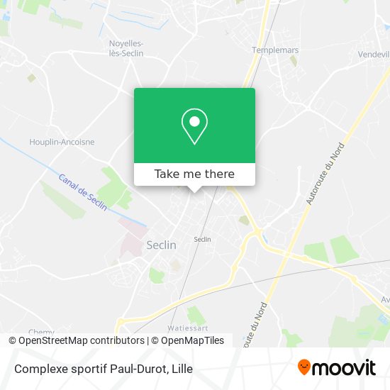 Complexe sportif Paul-Durot map