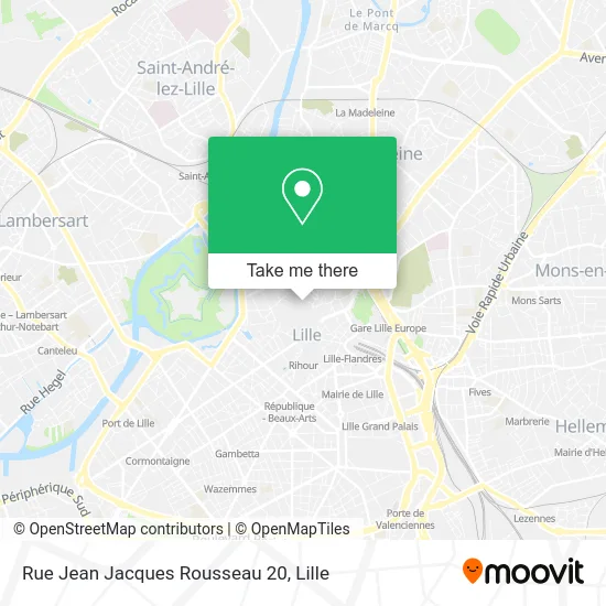 Rue Jean Jacques Rousseau 20 map