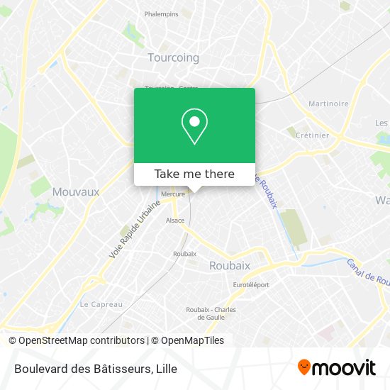 Boulevard des Bâtisseurs map