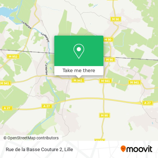 Mapa Rue de la Basse Couture 2