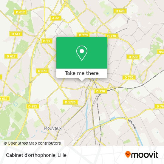 How To Get To Cabinet D Orthophonie In Tourcoing By Bus Metro Or Light Rail
