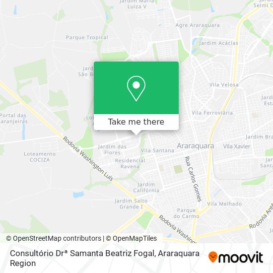 Consultório Drª Samanta Beatriz Fogal map