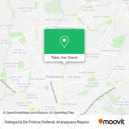 Delegacia De Polícia Federal map